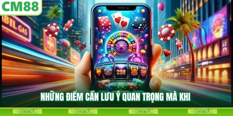 Những điểm cần lưu ý quan trọng mà khi cài đặt không gặp sự cố
